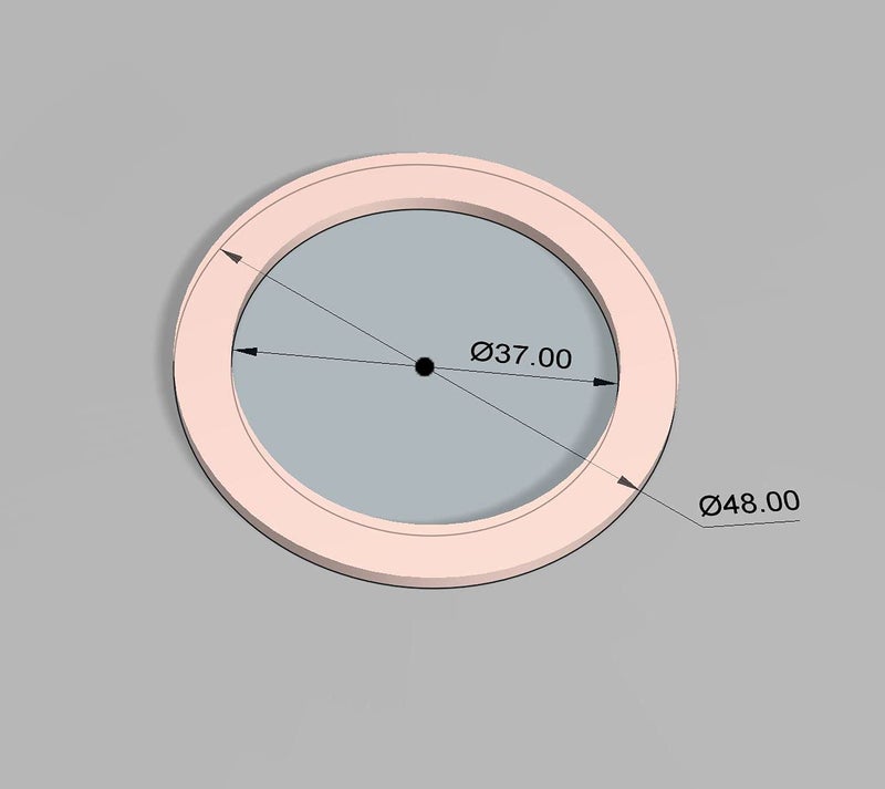 BROWNIAN MOTION TECHNOLOGY Copper CF35 Conflat (CF) 2.75" 2-3/4" Flange High Vacuum Gasket (Pack of 5) - Image 3