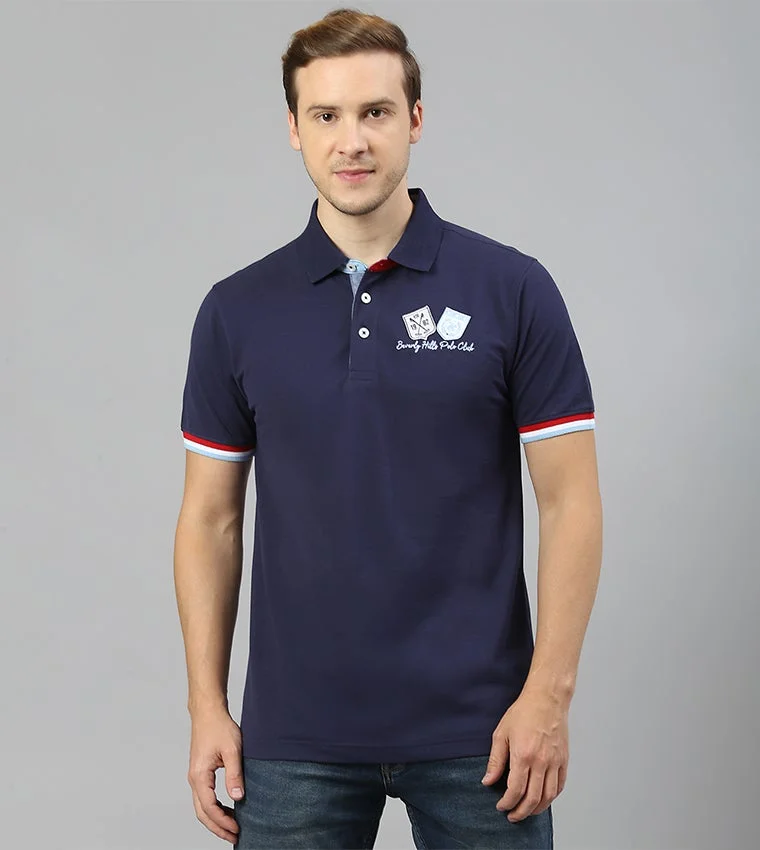Logo Embroidered Polo T-Shirt