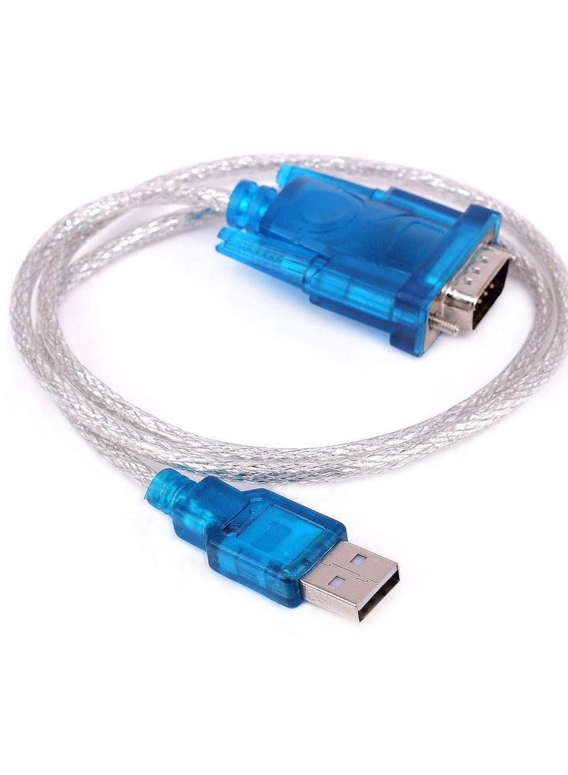 erorex console cable Serial Cable Rj45 to DB9 & RS232 to USB (2 In 1) for Cisco device 1M+1.8M - Image 2