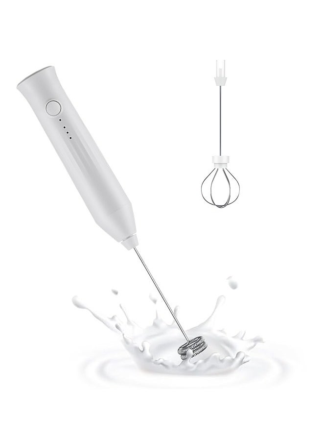 Generic - Electric Milk Frother, Rechargeable Handheld Foam Maker, Egg Beater with Three-Speed Adjustment, Hand blender, Low Noise, Easy To Clean, Can Stir Coffee, Juice, Eggs, Jam, Matcha - Image 1