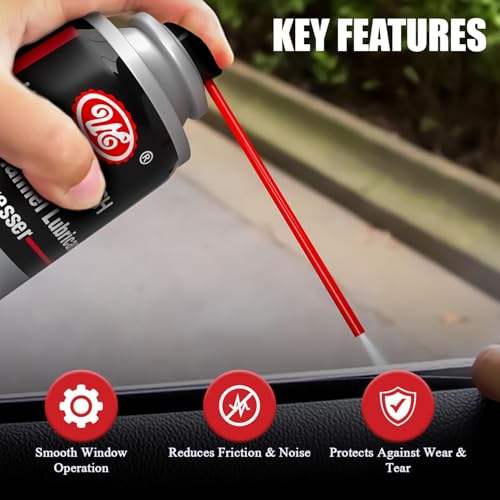 UE Elite Window Channel Lubricants & Dresser - Non-staining & Long-lasting Dresser Spray between the Rubber Beadings & Glasses-Smooth & Protect your Window, Door, Hardware Functions, 250ML (PACK OF 2) - Image 3