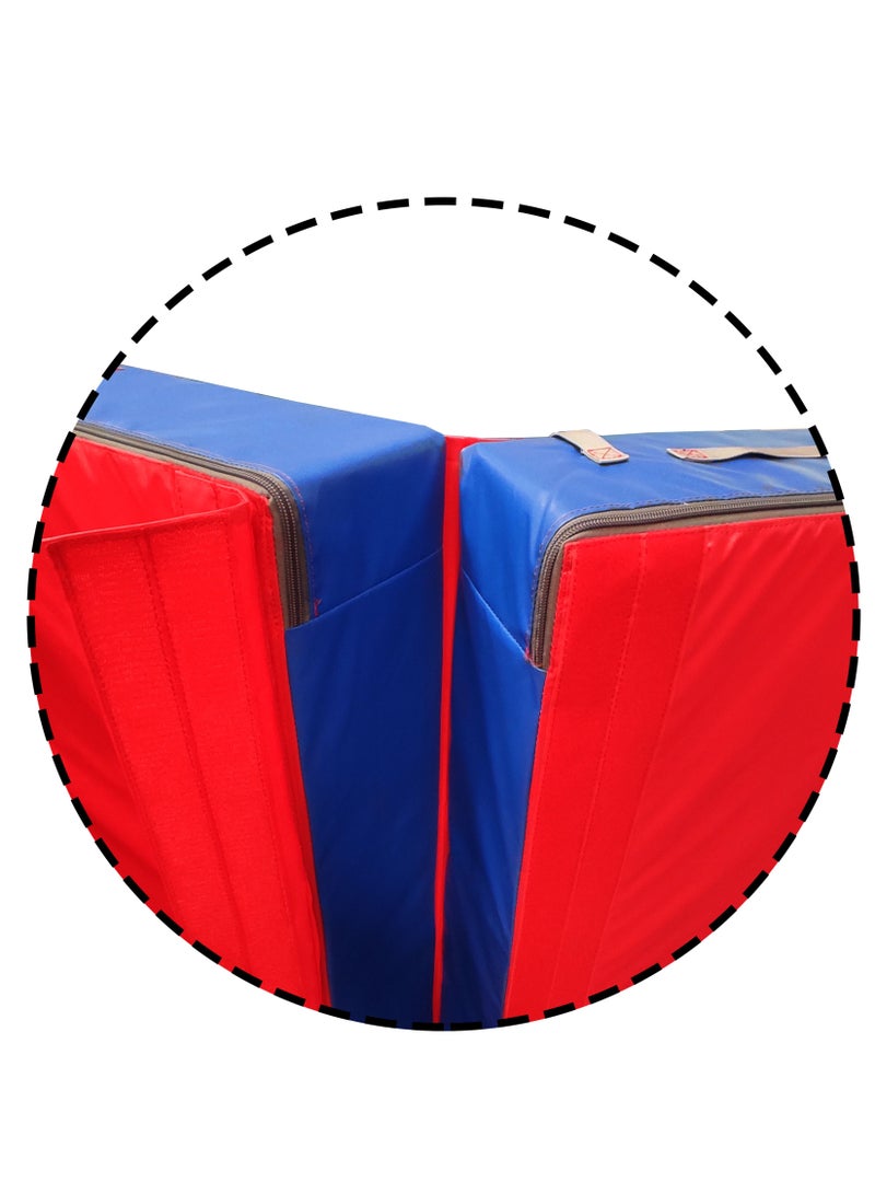 DEGA Big Exercise Mat Three Connected Pieces With Carrying Handles For Gymnastics Parkour Street Workout Calisthenics - Image 5