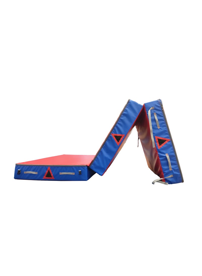 DEGA Big Exercise Mat Three Connected Pieces With Carrying Handles For Gymnastics Parkour Street Workout Calisthenics - Image 4