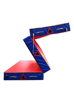 DEGA Big Exercise Mat Three Connected Pieces With Carrying Handles For Gymnastics Parkour Street Workout Calisthenics  - Image 1
