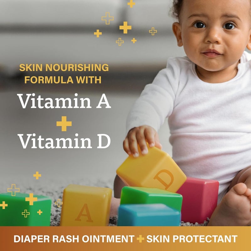 AD Original Diaper Rash Ointment Prevents  Heals Diaper Rash Moisturizes  Heals Dry Skin With Vitamins A  D Home  Go Bundle  16 oz jar 4 oz tube 15 oz tube - Image 3
