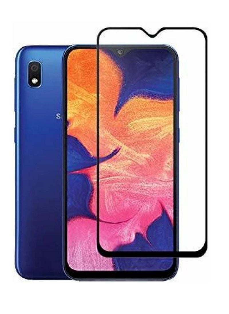 Super Tempered Glass Screen Protector 5D Designed For Samsung Galaxy A10 Full Glue Edge to Edge Full Screen Coverage And Bubble Free - Image 1