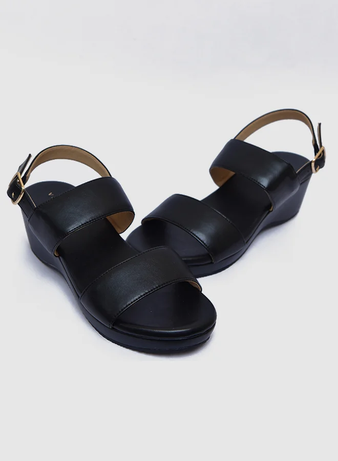 Vincci Ankle Strap Wedge Sandals