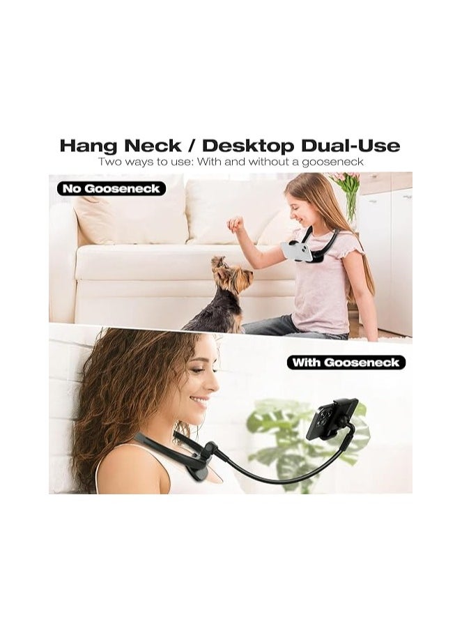 Generic - Cell Phone Stand, Neck Cell Phone Holder, Flexible Long Arm Gooseneck Phone Holder for bed, 360 Degree Free Rotation Phone Mount, Universal Multi-Functional Mobile Phone Stand for 4.7''-6.7'' Phone Brand: Generic - Image 1