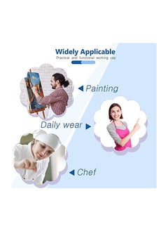 Topleo Pack of 3 Surgical Caps for Female and Male, Cotton Nursing Cap  - Image 2