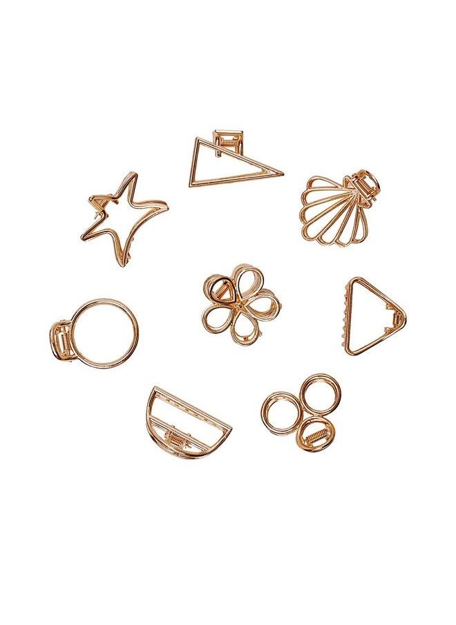 Vogue Hair Accessories - Metal Hair Claw Clip Clutcher Hair Clip (Medium Size Assorted Mixed Design 3 Pcs) - Image 1