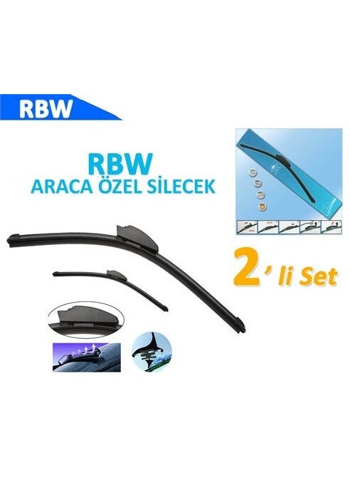 RBW FIAT GRANDE PUNTO Vehicle Special Wiper Blade (RIGHT/LEFT Set of 2) 