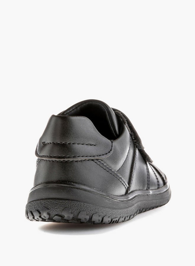 Pablosky Boys' Panelled School Shoes with Hook and Loop Closure - 732015-J  - Image 3