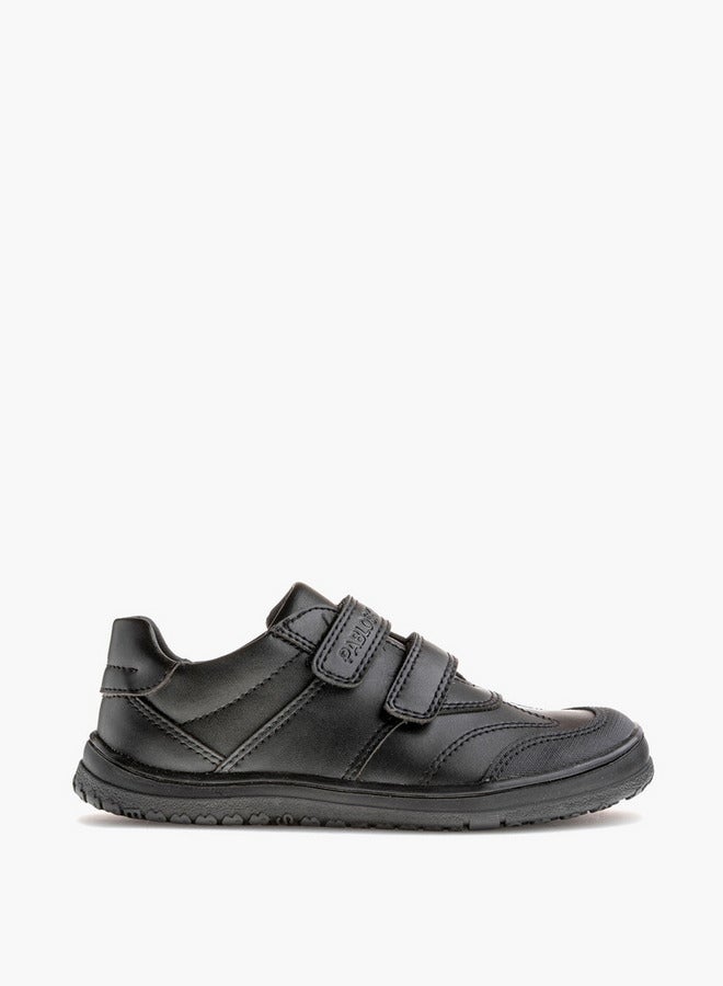 Pablosky Boys' Panelled School Shoes with Hook and Loop Closure - 732015-J  - Image 2