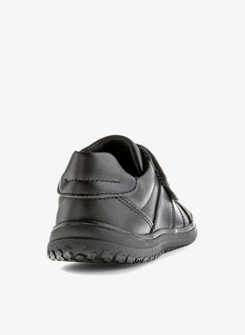 Pablosky Boys' Panelled School Shoes with Hook and Loop Closure - 732015-J - Image 3
