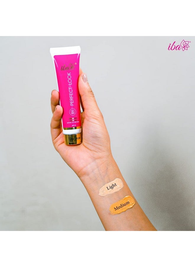 Iba Perfect Look Bb Cream With 24 Karat Gold 30G Medium Shade L Even Coverage L Fades Dark Spots & Blemishes L Halal Certified & Vegan Makeup  - Image 2