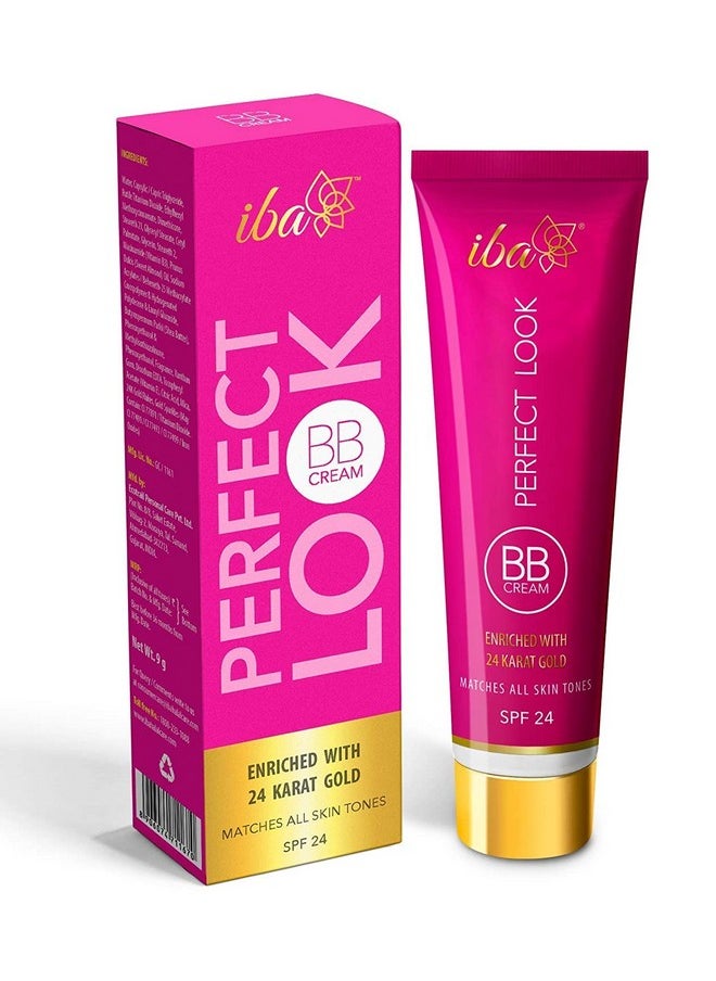 Iba Perfect Look Bb Cream With 24 Karat Gold 30G Medium Shade L Even Coverage L Fades Dark Spots & Blemishes L Halal Certified & Vegan Makeup  - Image 1