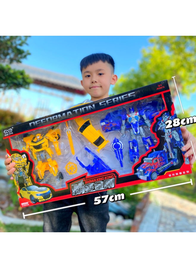 لعبة تشوه روبوت سيارة كينغ كونغ دبور أوبتيموس المحارب اليد روبوت بوي نموذج لعبة-اللون: R27 دبور مشوه - Image 4