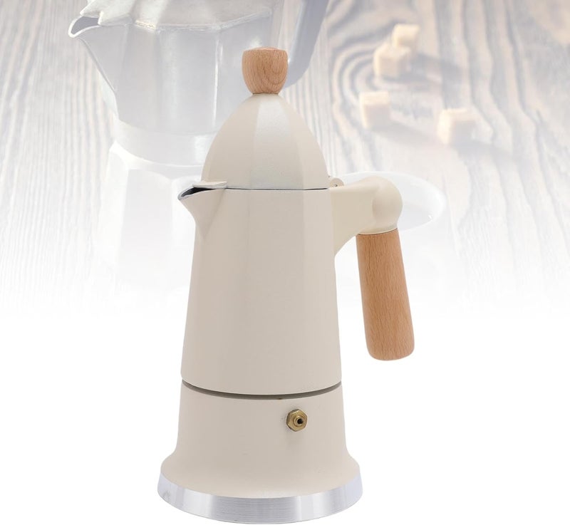 In-house warehouse packing Stovetop Coffee Maker 3-Cup Percolator Pot, Aluminum Alloy Octagonal Design with Safety Valve & Beech Wood Handle for Home Use (White) Local market compliant trusted quality Non sticky surface Organized shipment arrange Advanced compact design High precision lightweight material Light & heavy use compatible Multi-purpose Riyadh Jeddah Dammam ship Scratch resistant Stable base Medium weight Global production standard crafted Rack friendly Labor saving Hardness boosted processed substance Local & cross border ship compatible Multi item matching Simple multi-color universal build Space saving design picks Timely planned dispatch Market need oriented construction Classic design alternatives Authorized haulage delivery Freeze crack proof - Image 4