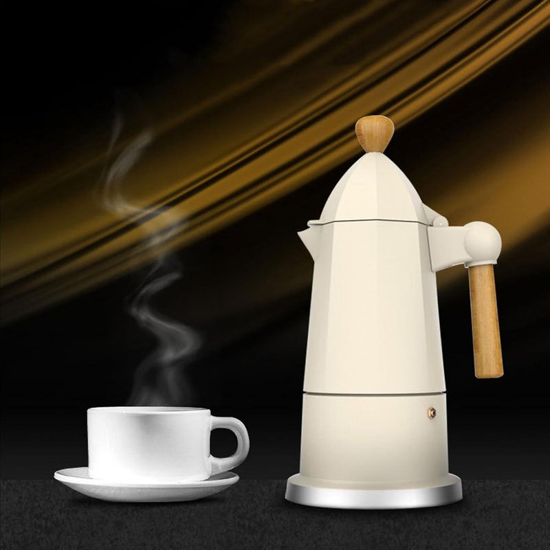 In-house warehouse packing Stovetop Coffee Maker 3-Cup Percolator Pot, Aluminum Alloy Octagonal Design with Safety Valve & Beech Wood Handle for Home Use (White) Local market compliant trusted quality Non sticky surface Organized shipment arrange Advanced compact design High precision lightweight material Light & heavy use compatible Multi-purpose Riyadh Jeddah Dammam ship Scratch resistant Stable base Medium weight Global production standard crafted Rack friendly Labor saving Hardness boosted processed substance Local & cross border ship compatible Multi item matching Simple multi-color universal build Space saving design picks Timely planned dispatch Market need oriented construction Classic design alternatives Authorized haulage delivery Freeze crack proof - Image 5