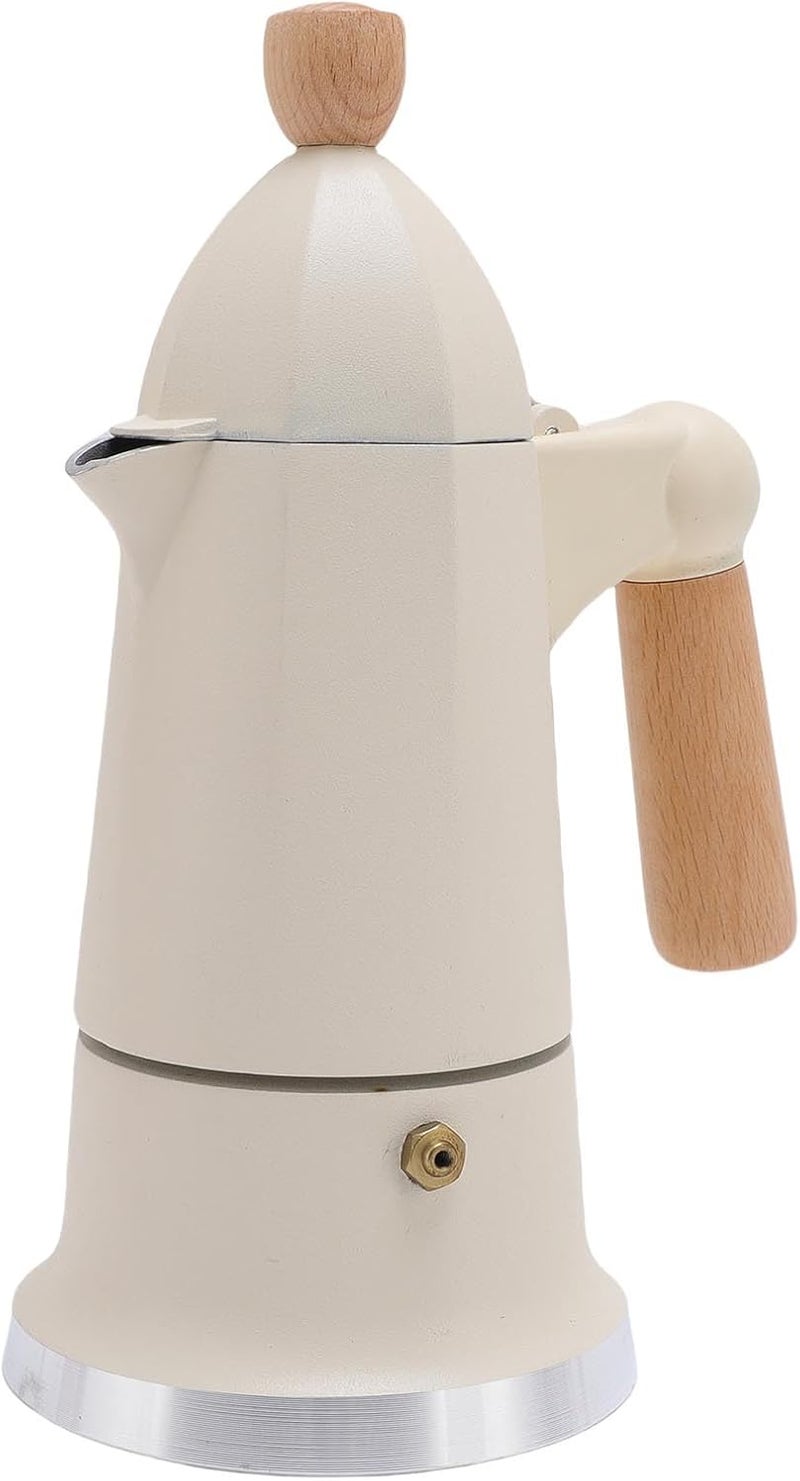 In-house warehouse packing Stovetop Coffee Maker 3-Cup Percolator Pot, Aluminum Alloy Octagonal Design with Safety Valve & Beech Wood Handle for Home Use (White) Local market compliant trusted quality Non sticky surface Organized shipment arrange Advanced compact design High precision lightweight material Light & heavy use compatible Multi-purpose Riyadh Jeddah Dammam ship Scratch resistant Stable base Medium weight Global production standard crafted Rack friendly Labor saving Hardness boosted processed substance Local & cross border ship compatible Multi item matching Simple multi-color universal build Space saving design picks Timely planned dispatch Market need oriented construction Classic design alternatives Authorized haulage delivery Freeze crack proof - Image 1