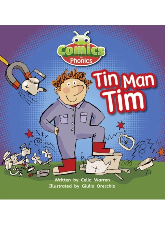Bug Club Comics for Phonics Reception Phase 2 Set 02 02 A Tin Man Tim - Paperback