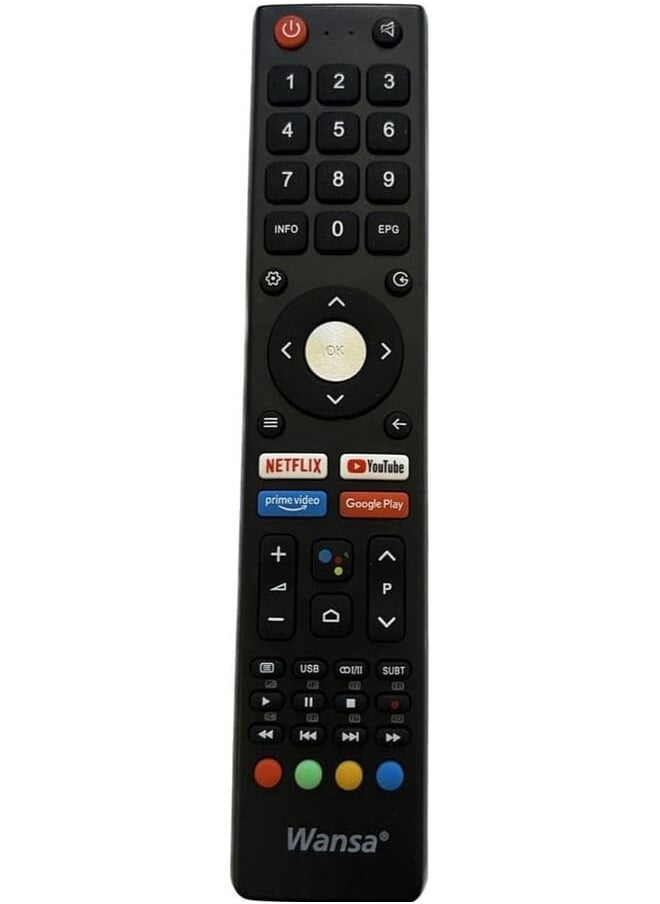 Wansa Wansa Smart Tv Remote Control Black 