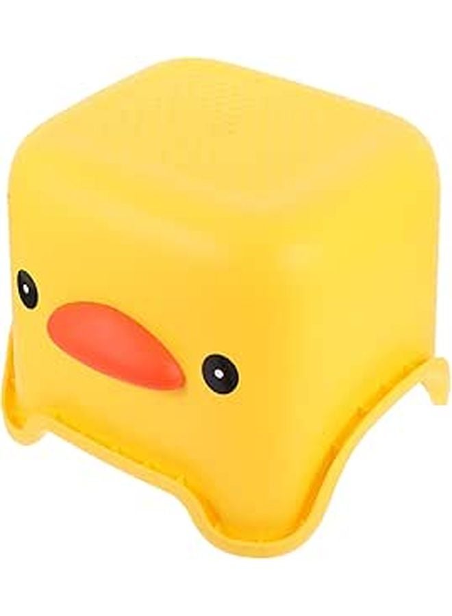 Portable Duck Shaped Plastic Stool Compact Seating For Bedroom Kitchen Bathroom - Image 1
