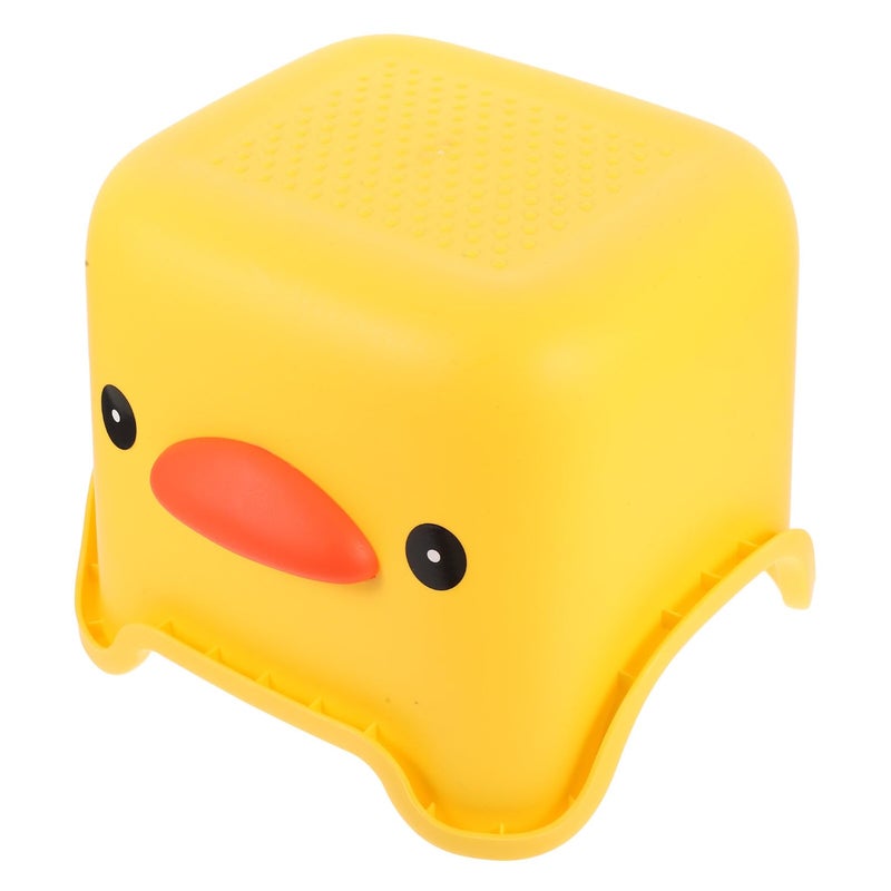 Portable Duck Shaped Plastic Stool Compact Seating For Bedroom Kitchen Bathroom - Image 2