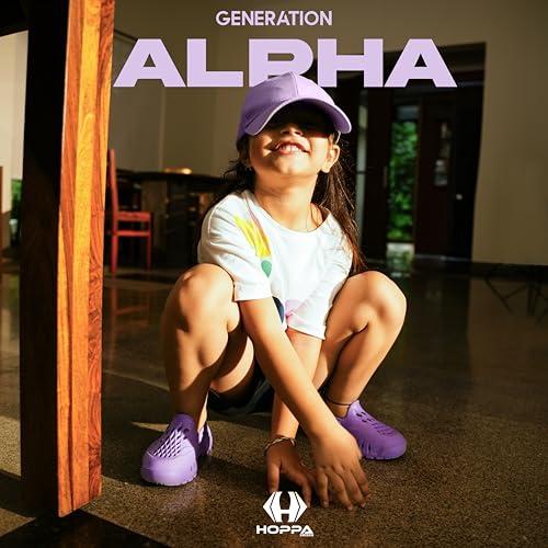 HOPPA Alpha Kid | Lightweight Clogs for Unisex Kids | HOPP Tech R-eva Material I Lightweight I Superior Bounce I Stylish & Anti-Skid I Waterproof I Recyclable & eco-Friendly - Image 3