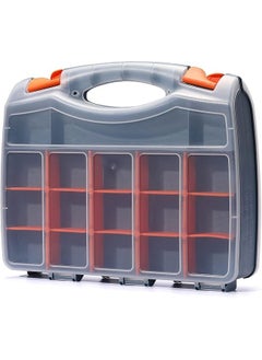 TORIOX Toriox Professional Tool Storage Box Multi Compartments HandAway Tools Box to Keep Your Organized Tools Hardware Screws Bolts Nails Beads More Storage Box Double Side Tool Organizer  - Image 1