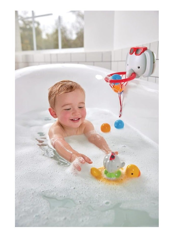 Hape Spin Splash ‘n’ Swim Elephant | Wind-up Color-Changing Spinning Bath Time Toy that Floats, for Children 18 Months+ - Image 2