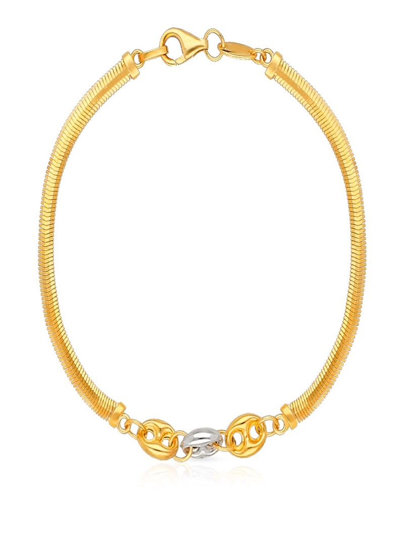 Malabar Gold and Diamonds 22 KT 916 Purity Gold Bracelet LABR606T75  - Image 1