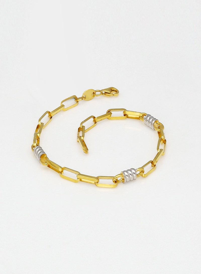 Malabar Gold and Diamonds 22 KT 916 Purity Gold Bracelet LABR606T75  - Image 3
