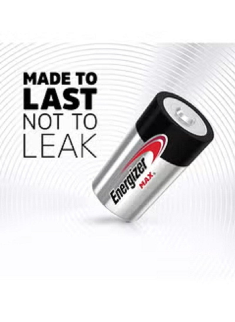 Energizer بطاريات إنرجايزر ماكس القلوية C2 - عبوة من قطعتين - Image 3