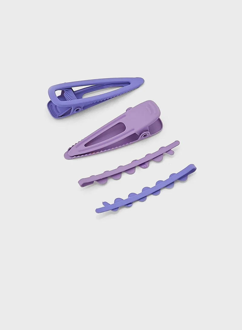 Ginger 4 Pack Bright Hair Clips