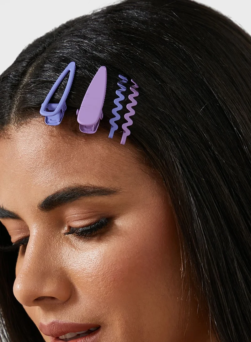 Ginger 4 Pack Bright Hair Clips