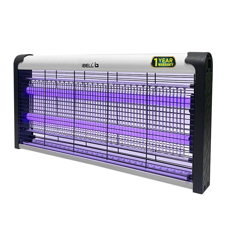 iBELL M23IK Insect Killer Machine Pack of 2 | 6 W LED Fly & Mosquito Trap for Home, Office & Restaurant | Aluminium Body, Chemical-Free Electric Insect Catcher (Silver) - Image 1