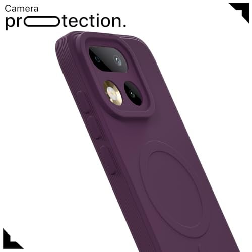 Pikkme Back Cover for Realme 16 Pro 5G Soft Matte Silicone Mag-Safe Design (Mag-Safe Not Support) Camera Protection | Slim Fit Bumper Cover (Purple) - Image 5