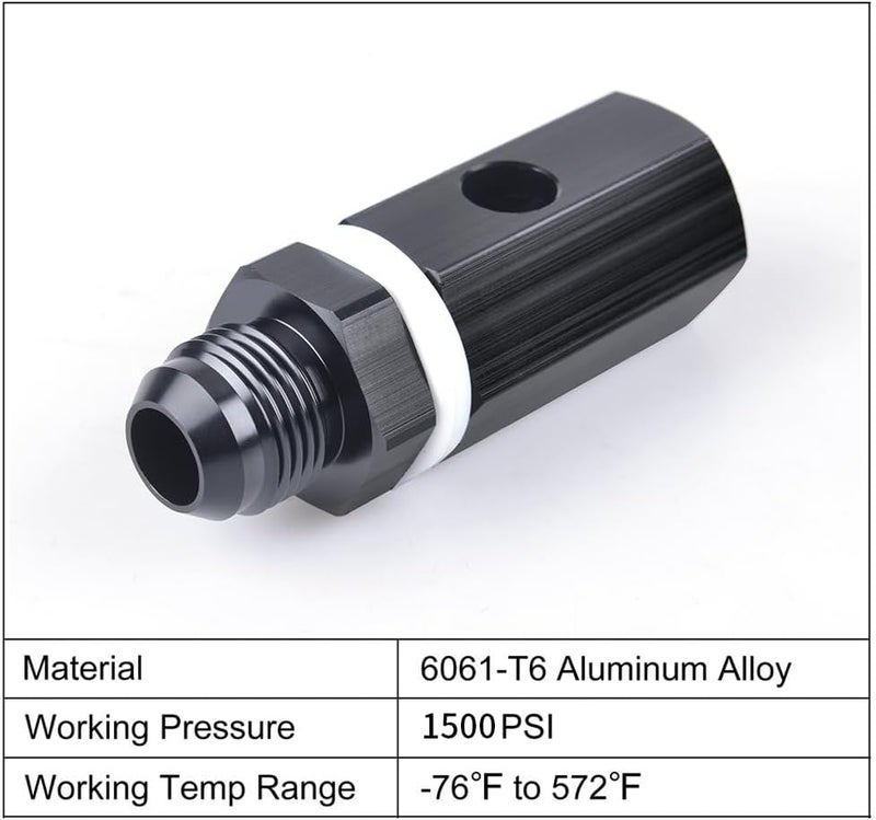 CNRAQR 10AN Male Fuel Cell Tank Rollover Vent Valve - Image 4