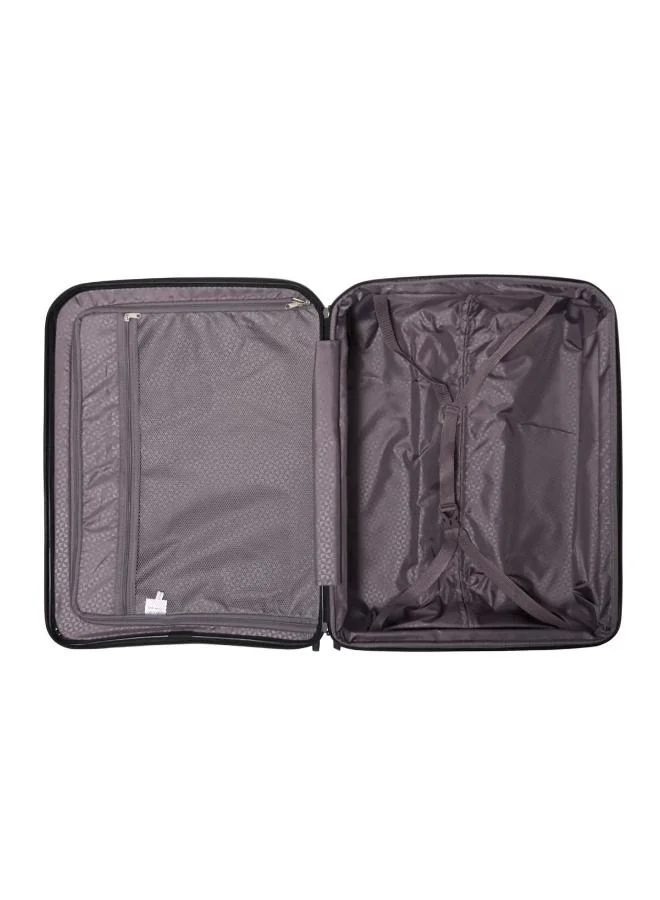 Echolac Lordnorth 68cm Hardcase Expandable 4 Double Wheel Check-In Luggage Trolley - Black