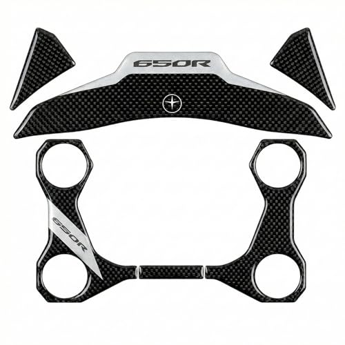 labelbike 3D Stickers Motorcycle Steering Plate Fork and Ignition Key Zone Protection and Decoration in Resin Compatible with Honda CB650R - Image 3