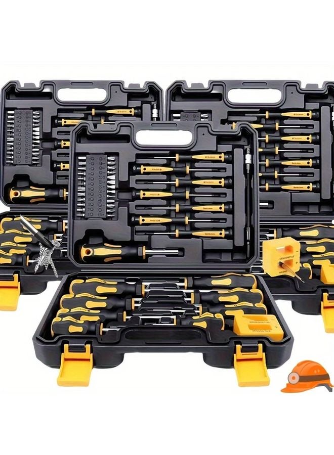 1 Box Professional Magnetic Screwdriver Set Torx Phillips Hex Keys Impact Resistant Case - Image 2