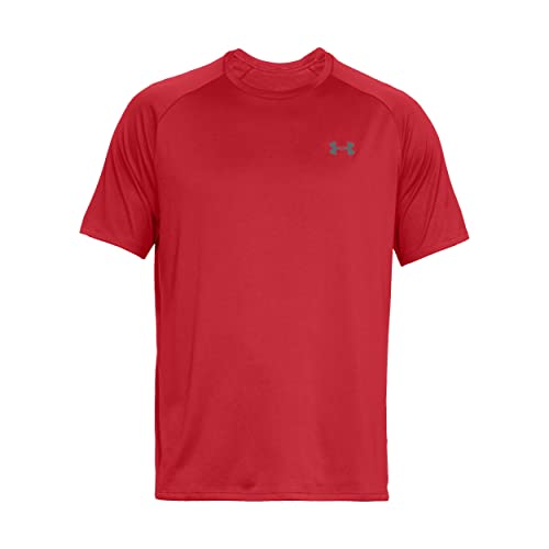 Under Armour Men's Tech 2.0 Short-Sleeve T-Shirt , Red (600)/Graphite, XX-Large - Image 3
