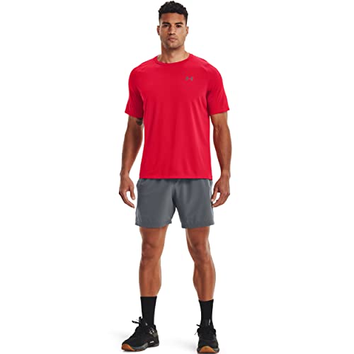 Under Armour Men's Tech 2.0 Short-Sleeve T-Shirt , Red (600)/Graphite, XX-Large - Image 4