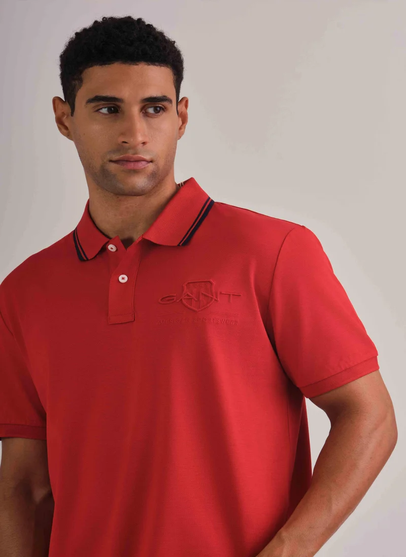 غانت Gant Contrast Tipping Pique Polo