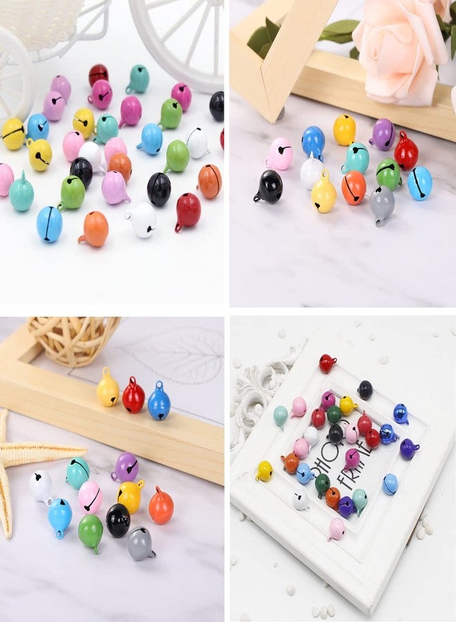 BetterJonny 100Pcs Jingle Bells, BetterJonny 14mm 10 Sweet Colors Small Bell Metal Craft Bells, Pet Decoration Bells DIY Bells for Wreath, Christmas, Holiday Home Party & Festival Decorations and Jewelry Making - Image 4