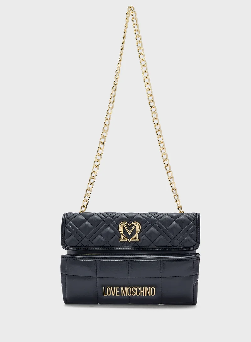 Love Moschino BLACK PU-BLACK PU BLACK PU-BLACK PU