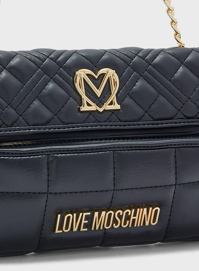 Love Moschino BLACK PU-BLACK PU BLACK PU-BLACK PU