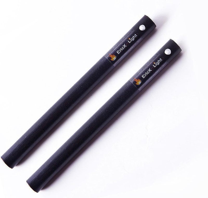 EricX Light 2 PCS 1/2 Inch X 6 Inch Ferrocerium Rod Flint Fire Starter, Super Thick Rod Provide You A Decent Shower of Sparks, Drilled A Lanyard Hold Great for DIY Your Own Survival Kit - Image 1