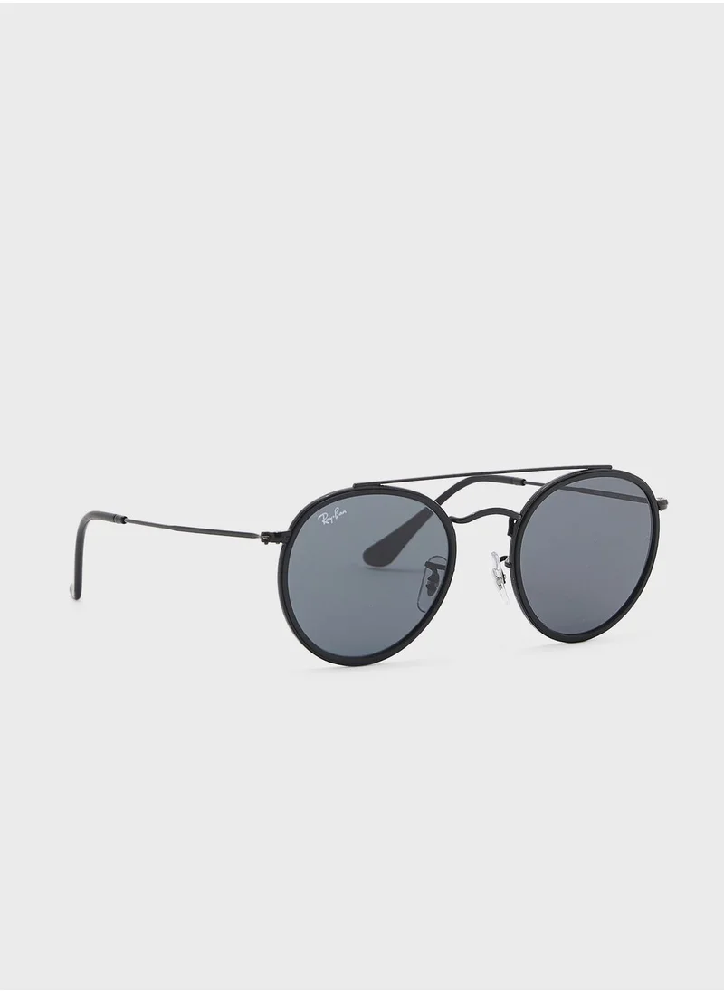 Ray-Ban 0Rb3647N Round Sunglasses